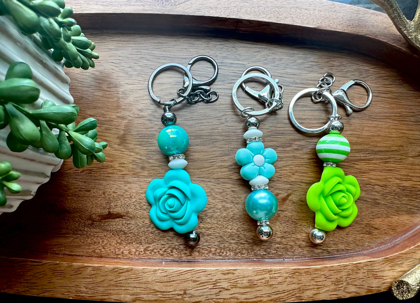 Flower Keychains